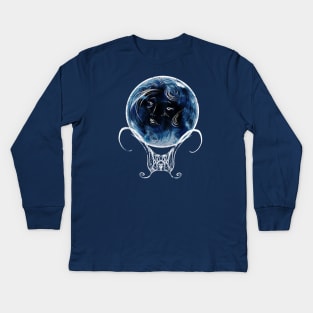 Madame Leota Ringing The Bell Kids Long Sleeve T-Shirt